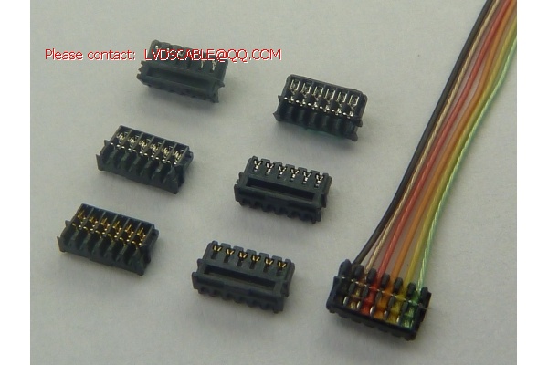 JST XSR cables,0.6mm picth IDC cables connectors,discrete wires,JST XSR cables customized