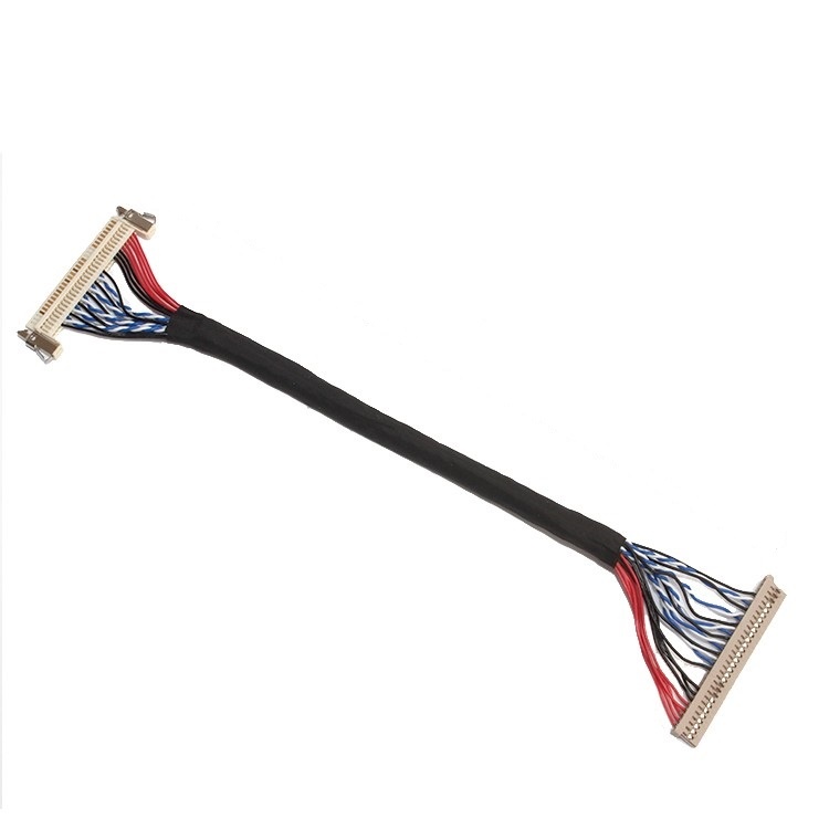 custom FI-RE31HL Micro-Coax cable assembly I-PEX 20533-034E eDP LVDS cable assemblies Manufacturing plant