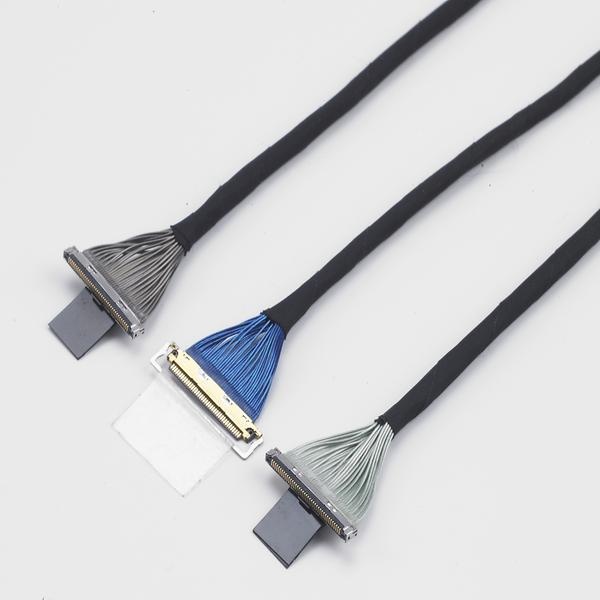 Custom I-PEX 20320 board-to-fine coaxial cable assembly FI-WE21HS-B eDP LVDS cable assemblies Provider