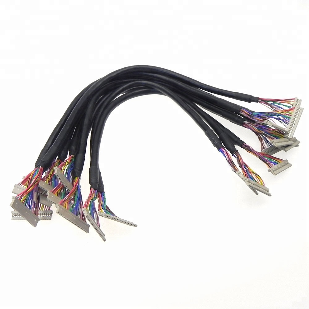 customized FI-S6S fine-wire coaxial cable assembly I-PEX 20152-020U-20F eDP LVDS cable Assembly Manufactory