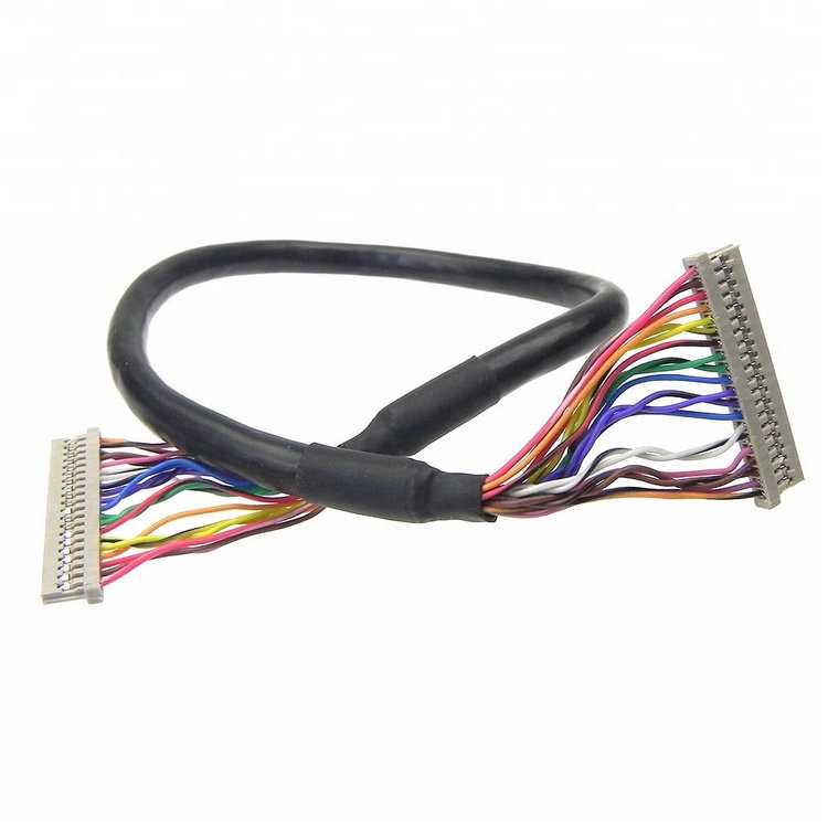 custom MDF76GW-30S-1H(55) Micro-Coax cable assembly I-PEX 20346-025T-02 eDP LVDS cable Assemblies provider