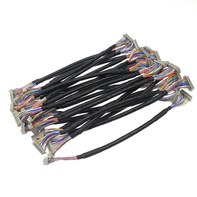 custom DF36-20S-0.4V(52) fine pitch cable assembly FI-JW30C eDP LVDS cable assemblies supplier