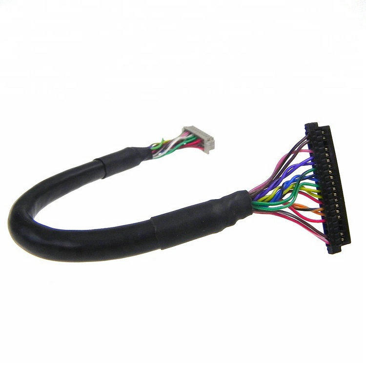 Custom FI-RE41S-HF-J-R1500 fine micro coax cable assembly FX16M2-41S-0.5SV LVDS cable eDP cable Assembly manufacturing plant