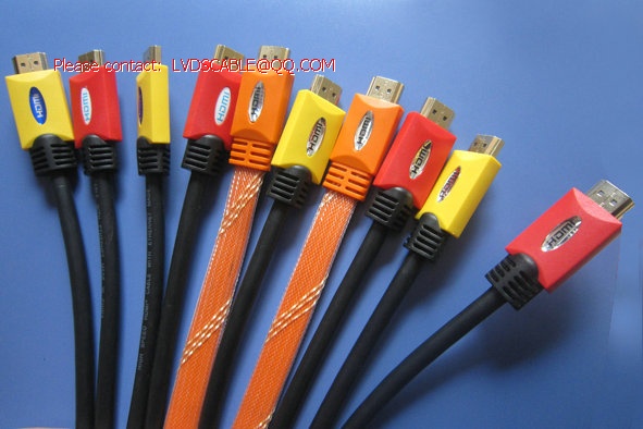 Color mold Flat HDMI Cable,HDMI Cable Manufacturer,Shielding HDMI Cable,HDMI Cable,Home Theater Accessories,HDMI Products,Cables,Best Quality HDMI Cables