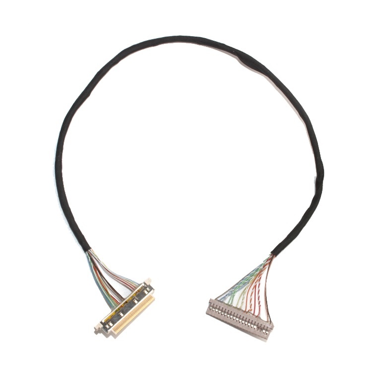 Built DF81-50P-SHL fine pitch connector cable assembly DF80D-40P-0.5SD(51) LVDS eDP cable assembly manufacturer