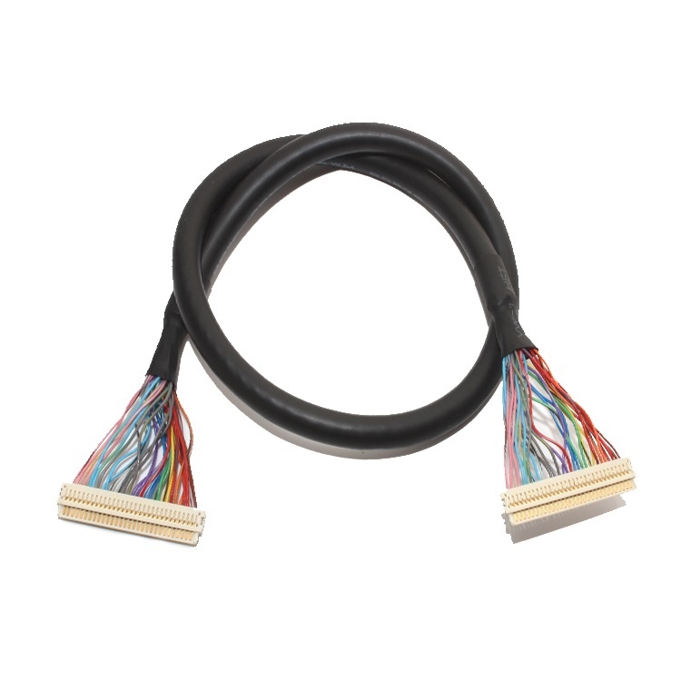 custom FI-X30HL-B micro-miniature coaxial cable assembly DF36A-15S-0.4V(51) eDP LVDS cable assemblies Supplier