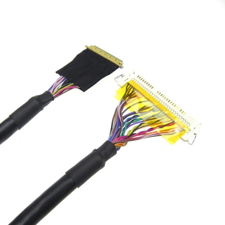 Custom USL00-30L-B Micro Coaxial cable assembly USLS00-30-B LVDS eDP cable Assemblies Factory