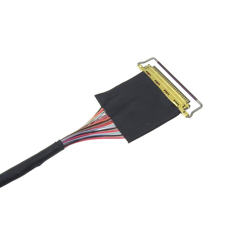custom I-PEX 20533-034E fine-wire coaxial cable assembly LVD-A30LMSG eDP LVDS cable assembly Supplier