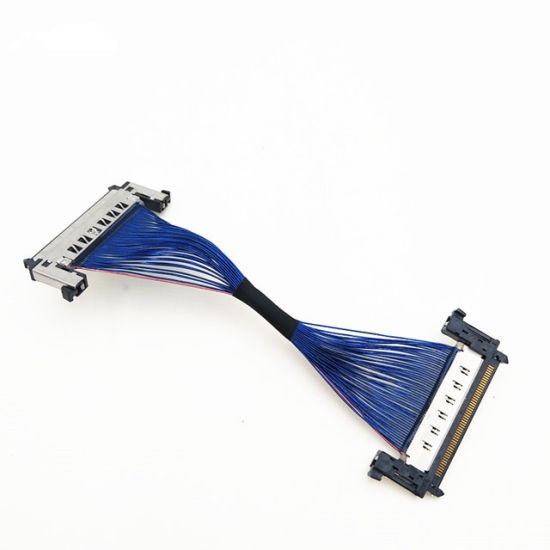 Custom I-PEX 20844-040T-01-1 SGC cable assembly DF36A-30S-0.4V(55) LVDS cable eDP cable assembly Manufactory