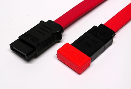 Recommended: Many SATA cables are delivered with protective end caps, to prevent damage to the delicate contacts