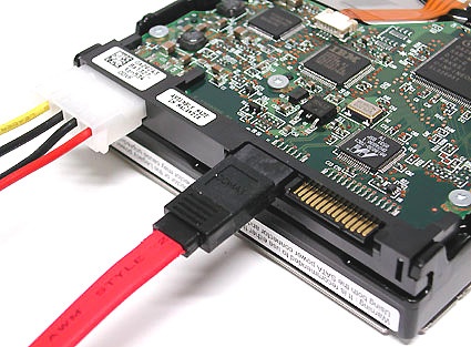 Power may be delivered to SATA drives in either of two ways: