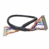 Manufactured I-PEX 2764-0501-003 thin coaxial cable assembly DF80-30S-0.5V(52) LVDS cable eDP cable Assemblies provider