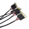 Custom I-PEX 20438 Micro Coax cable assembly LVC-C30SFYG LVDS eDP cable Assemblies Manufactory
