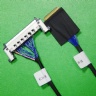 customized 2023351-1 micro coaxial cable assembly LVD-A30SFYG-TP eDP LVDS cable Assemblies provider