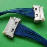 custom USLS20-40 micro coaxial connector cable assembly DF81-30P-LCH LVDS eDP cable assembly vendor