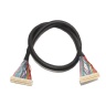 HRS DF14-3P micro coax cable Custom LVDS cable assemblies Taiwan LVDS cable supplier