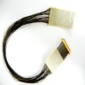 LVDS cable 60 pin customized KEL USLS21-34 Factory LVDS cable Assembly