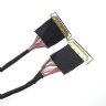 professional LVDS cable assemblies manufacturer DF36-45P-0.4SD LVDS cable I-PEX 20320-050T-11 LVDS cable micro flex coaxial LVDS cable
