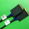 customized LVDS cable assemblies manufacturer DF19KR-14P-1H LVDS cable I-PEX 2764-0501-003 LVDS cable fine micro coax LVDS cable