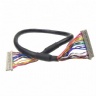Custom I-PEX 20679-040T-01 Fine Micro Coax cable assembly USLS21-34 LVDS eDP cable Assemblies provider