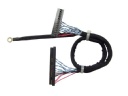 custom FI-JW50S-VF16-R3000 micro flex coaxial cable assembly I-PEX 20497-032T-30 LVDS eDP cable assemblies manufacturer