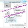 Custom KEL XSLS20-40-A Micro Coaxial Cable KEL XSLS01-40-B Micro Coaxial Cable 30-pin Micro Coaxial Connector FCB-EV6300 Micro Coaxial Cable