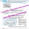 OEM ODM KEL XSLS00-30-A Micro Coaxial Cable KEL SSL01-40L3-3000 Micro Coaxial Cable Hitachi HD camera DI-SC110N-C Molex 40 pin micro-coax cable XCL-SG1240C Micro Coaxial Cable