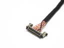 custom I-PEX 20505 fine pitch connector cable assembly I-PEX 20682-040E-02 LVDS eDP cable assemblies Vendor