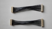 Custom I-PEX 20347-310E-12R Micro Coaxial cable assembly SSL00-30S-0500 LVDS cable eDP cable Assembly Provider