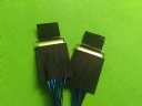 Custom SSL00-40S-0500 fine pitch harness cable assembly DF81-50P-SHL eDP LVDS cable Assemblies supplier