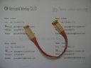 I-PEX 20472-040T cables mated with I-PEX 20474-040E-12